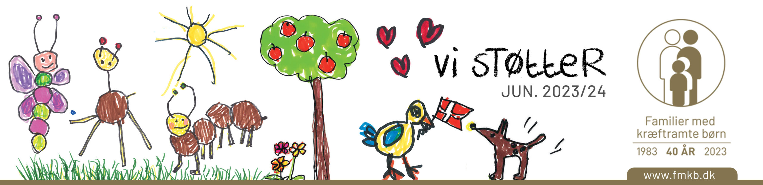 Vi støtter Familier med kræftramte børn